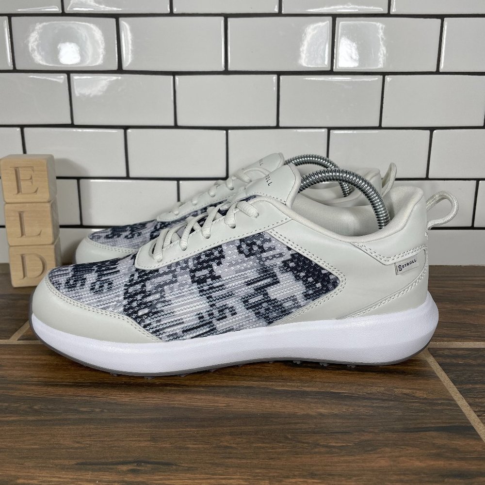 Stroll Performance Knit Golf Shoes Mens Sz 8 Multicolor Camo Spikeless Sneakers